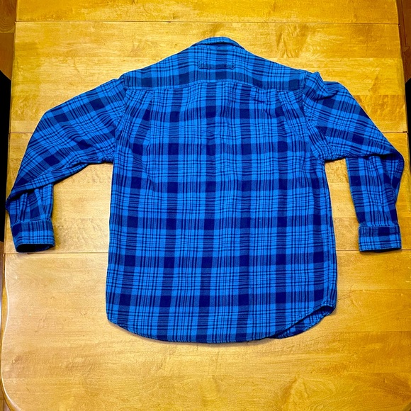 Duluth Trading Company Men’s Black and Blue Flannel Size Medium - Picture 5 of 7